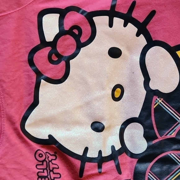 𝅺365 Kids + Hello Kitty pink short sleeve shirt size 7 - Picture 3 of 5